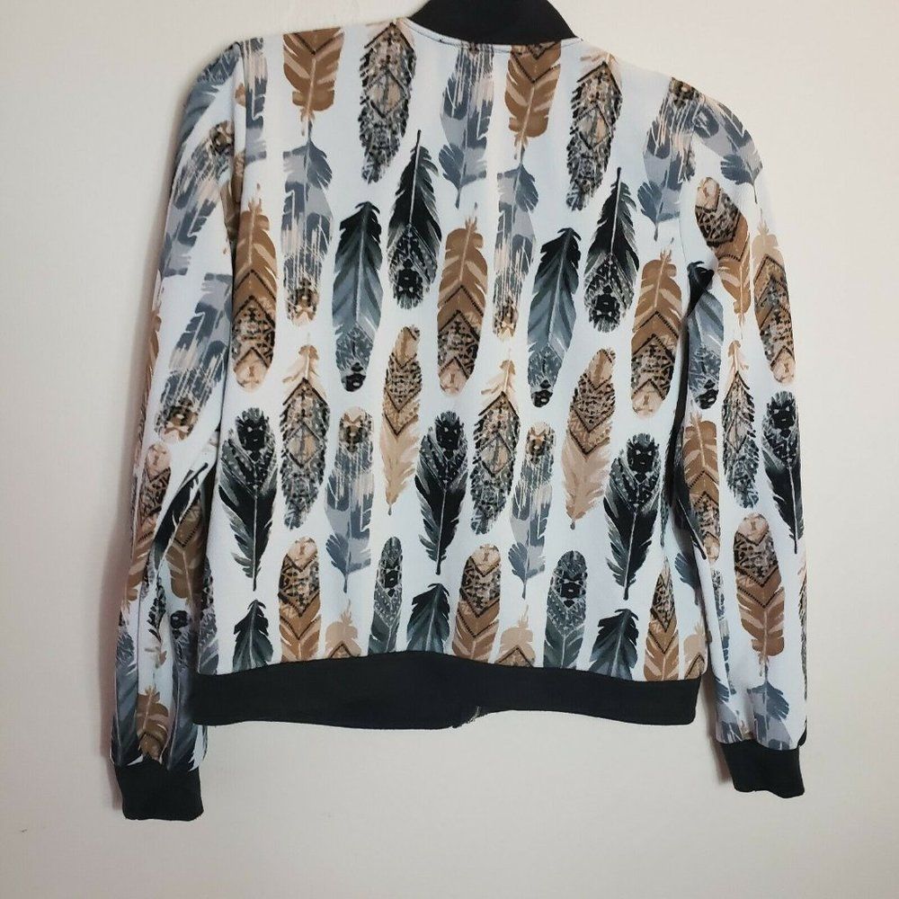Love Spell Feather Design Jacket Size Medium - Picture 8 of 10